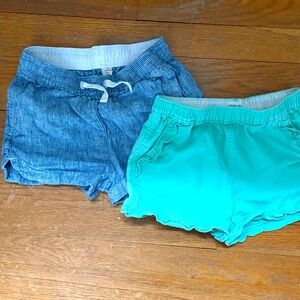 2 pair crewcuts shorts for girls